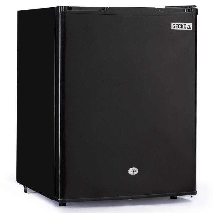 GECKO 70L Portable Bar Fridge and Freezer 12V/24V Black