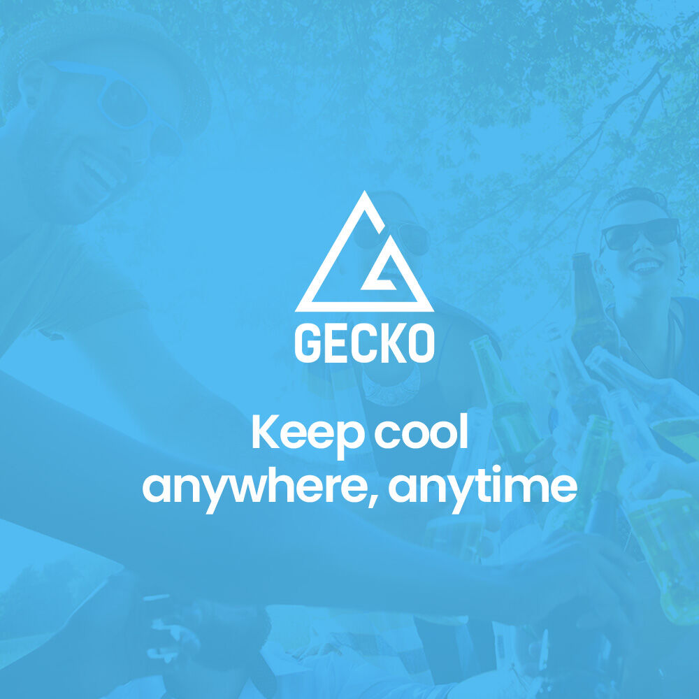 GECKO 142L Upright Portable Fridge / Freezer, 12V/24V Black