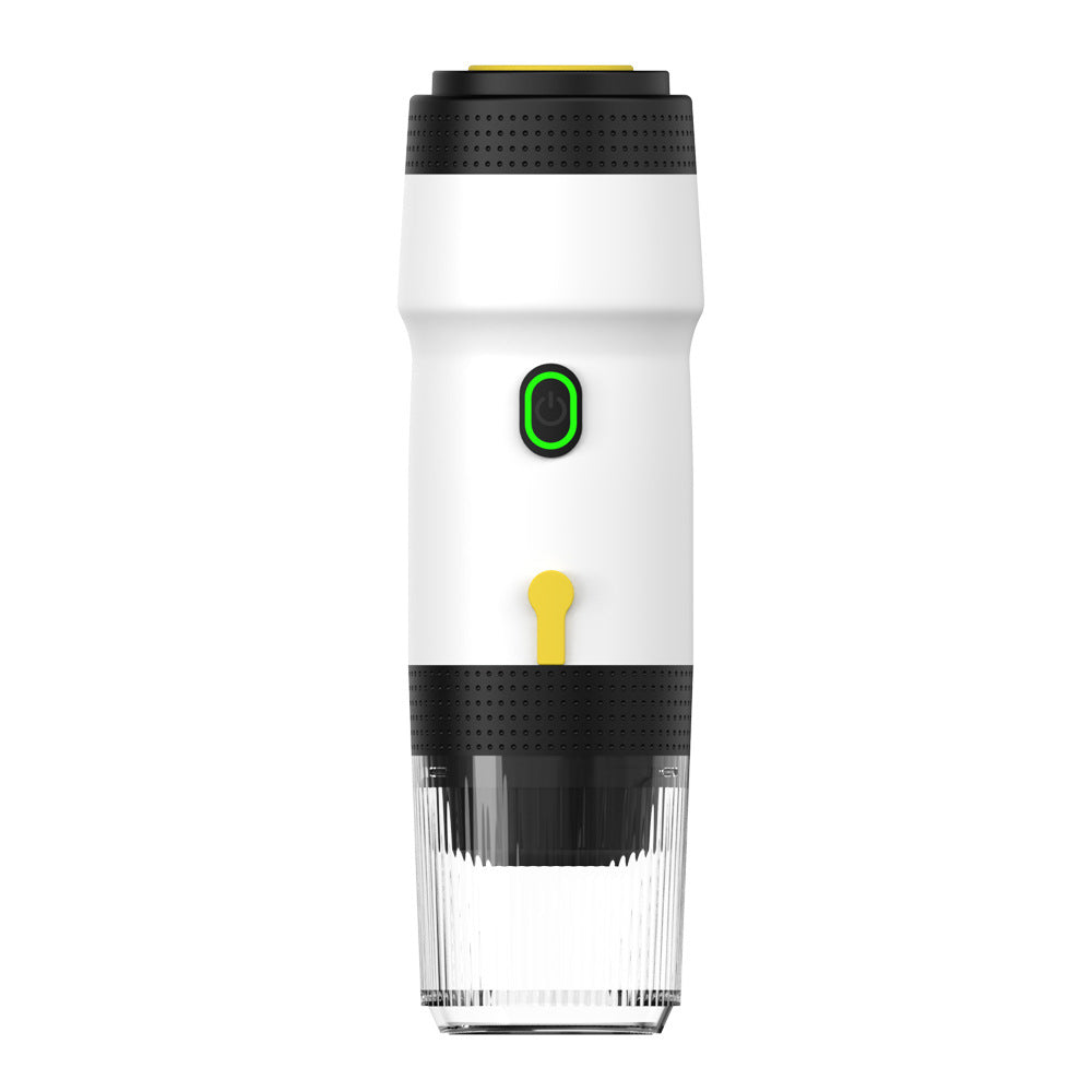 White 3-in-1 Portable Rechargeable Espresso Maker