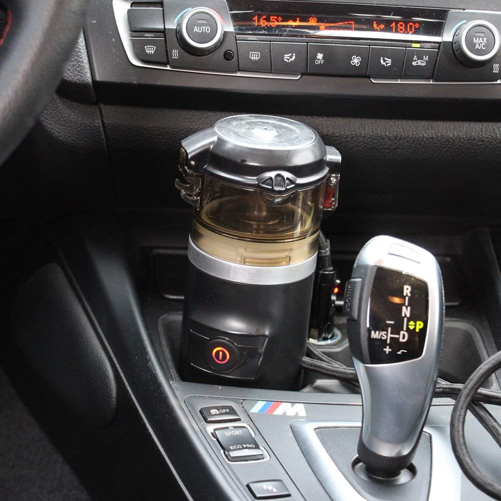 12V Car Espresso Moka Coffee Maker Set With 2Cups