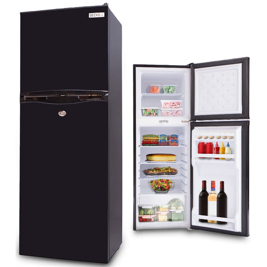 GECKO 142L Upright Portable Fridge / Freezer, 12V/24V Black