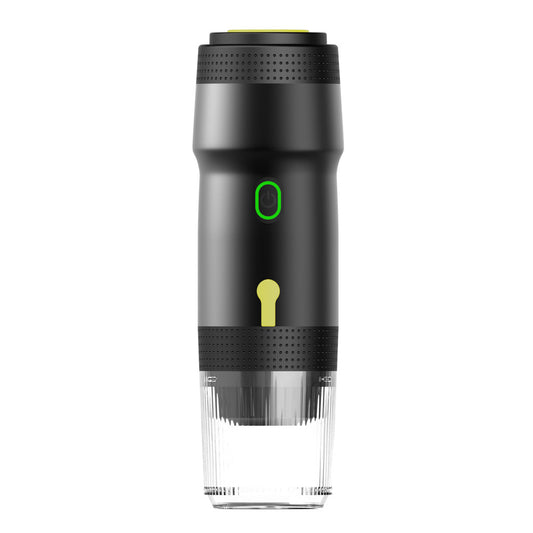 Black 3-in-1 Portable Rechargeable Espresso Maker
