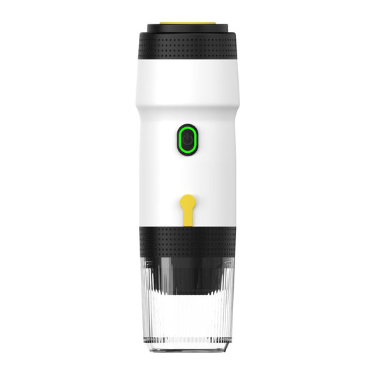 White 3-in-1 Portable Rechargeable Espresso Maker